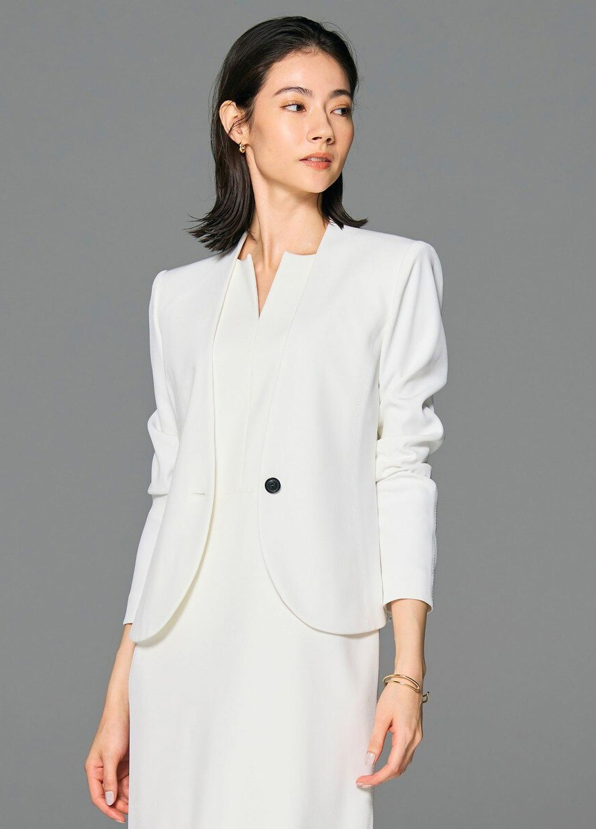 經典LUIZA無領西裝外套